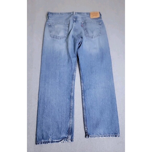 Vintage Levis 569 Jeans Mens 34x30 (36x29) Loose Baggy Straight Distressed Blue - Picture 13 of 14